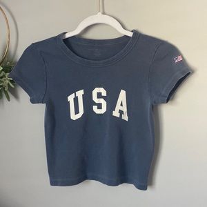 Brandy Melville navy blue USA top